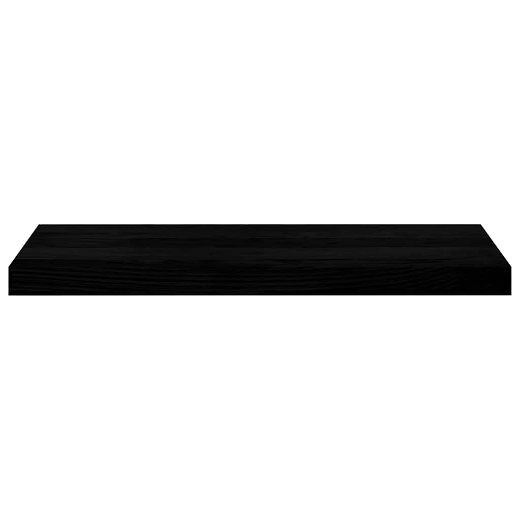 Davanzali 2 pz Marrone Scuro 70x25x2 cm Legno Massello Rovere