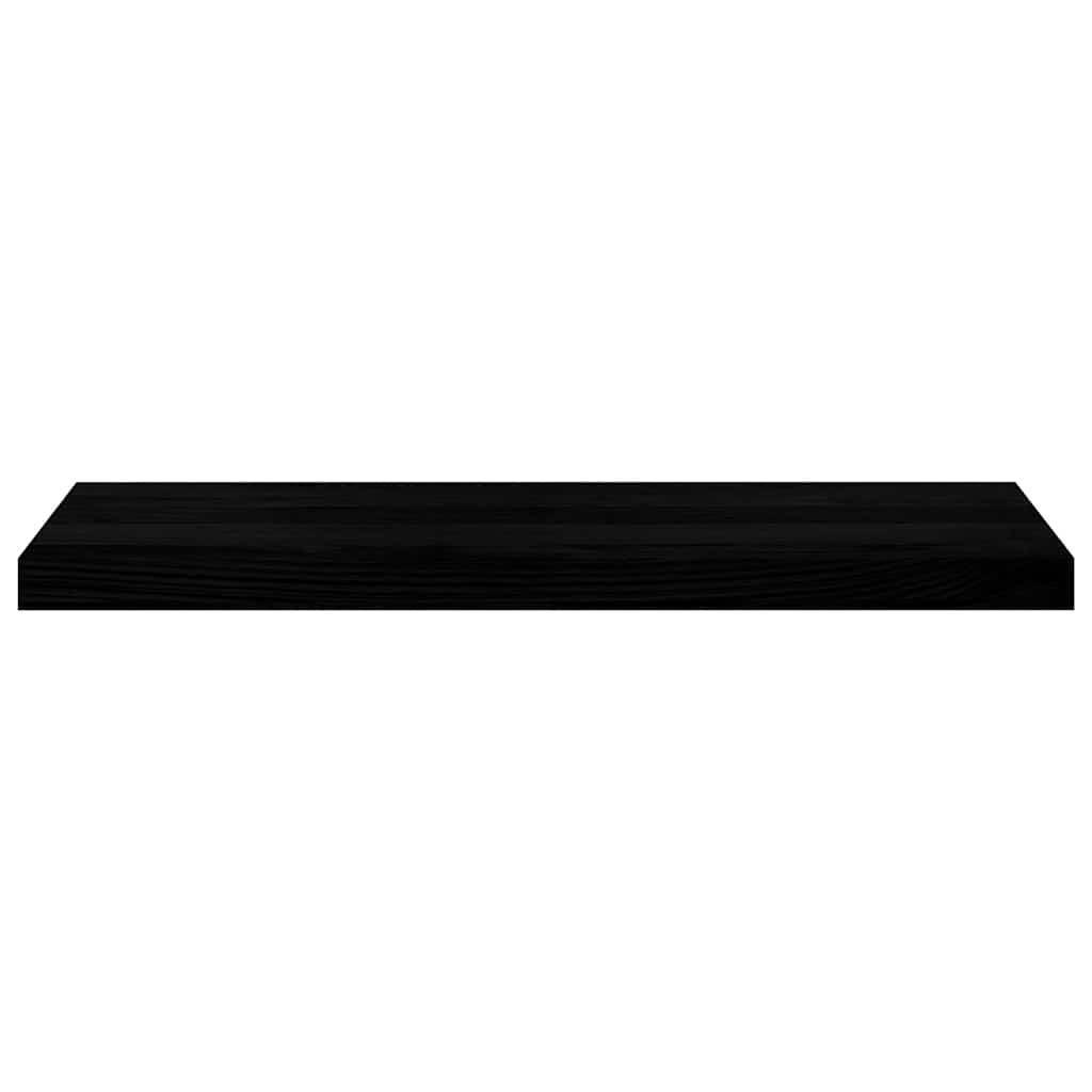 Davanzali 2 pz Marrone Scuro 80x30x2 cm Legno Massello Rovere