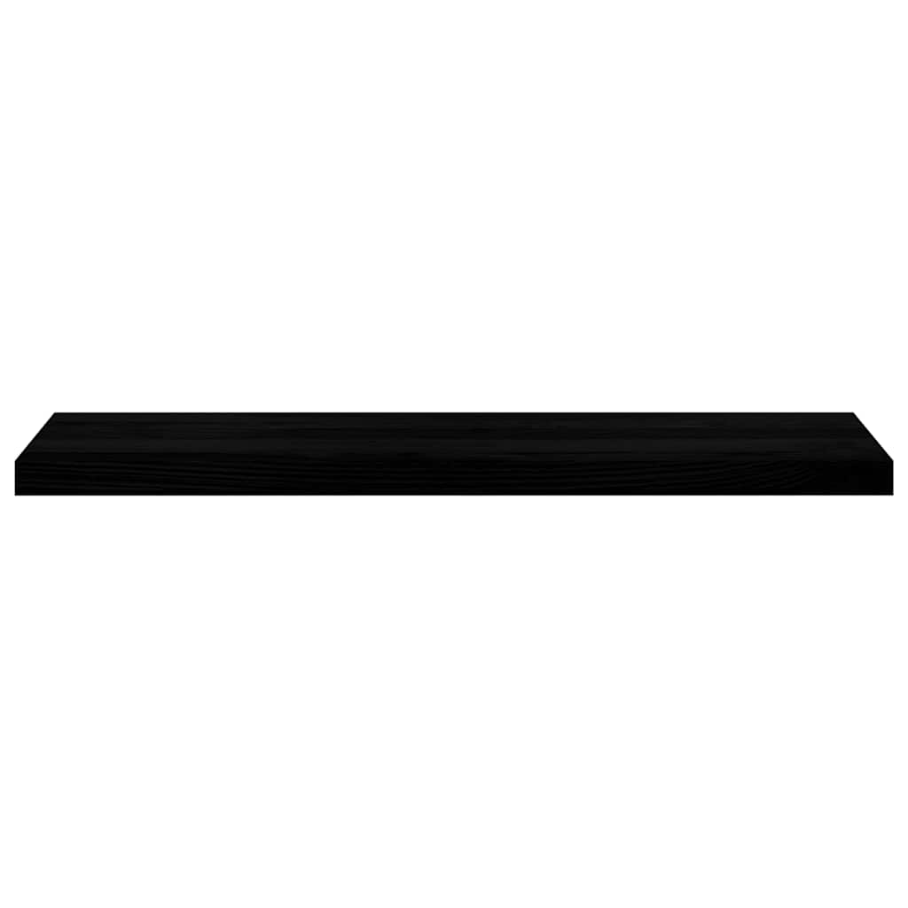 Davanzali 2 pz Marrone Scuro 100x30x2 cm Legno Massello Rovere