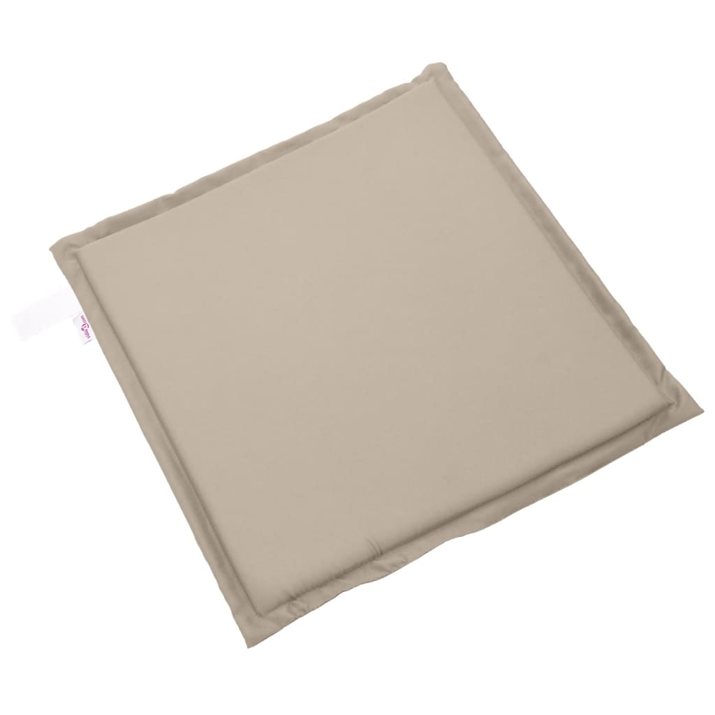Imbottitura per Seduta Giardino 2pz Tortora 45x45x2 cm Quadrata