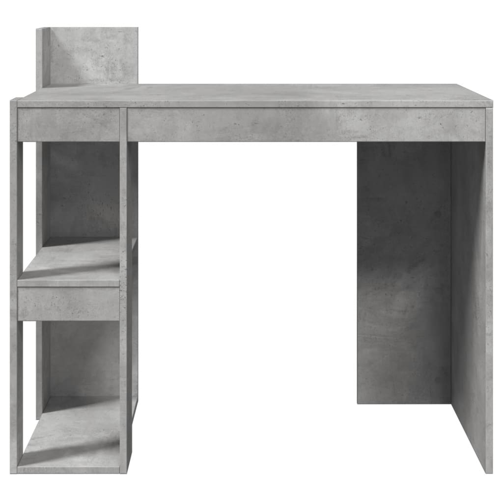 Scrivania Grigio Cemento 103,5x56,5x94 cm in Legno Multistrato