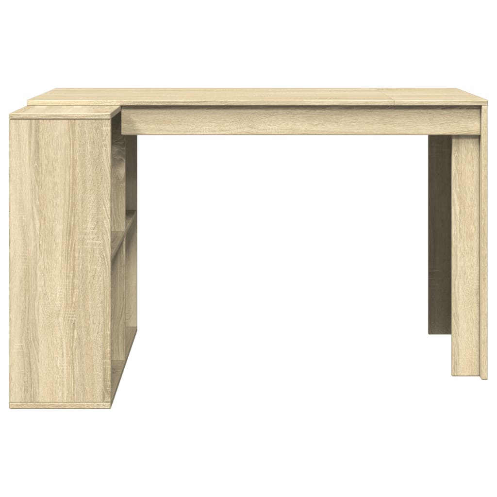 Scrivania Rovere Sonoma 123,5x73,5x75 cm in Legno Multistrato