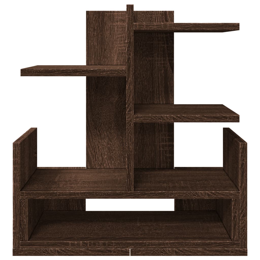 Organizer Scrivania Rovere Marrone 49x20x52,5 cm Multistrato
