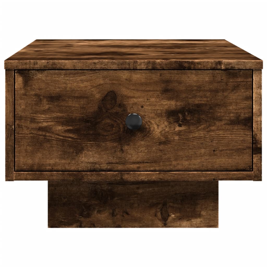 Tavolino da Salotto Rovere Fumo 60x45x31 cm Legno Multistrato