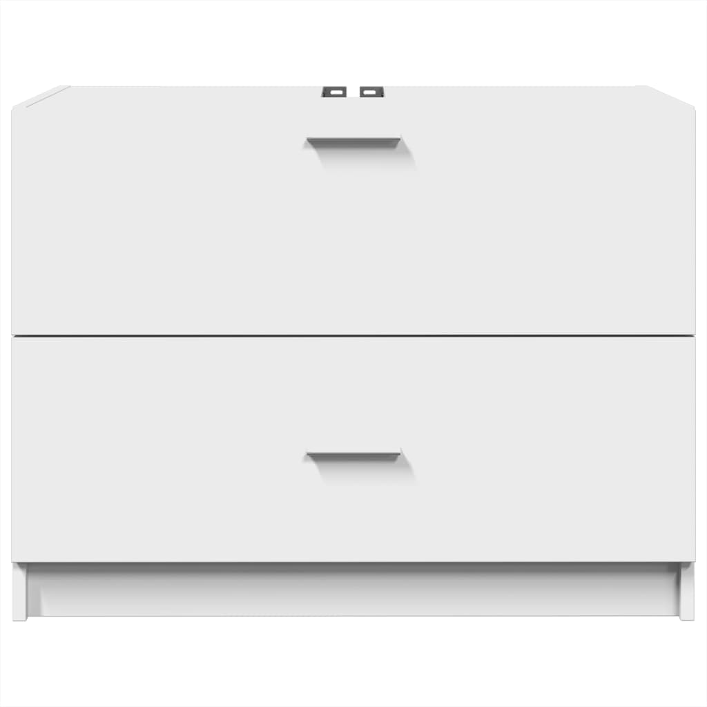 Mobile Lavabo Bianco 78x37x59 cm in Truciolare