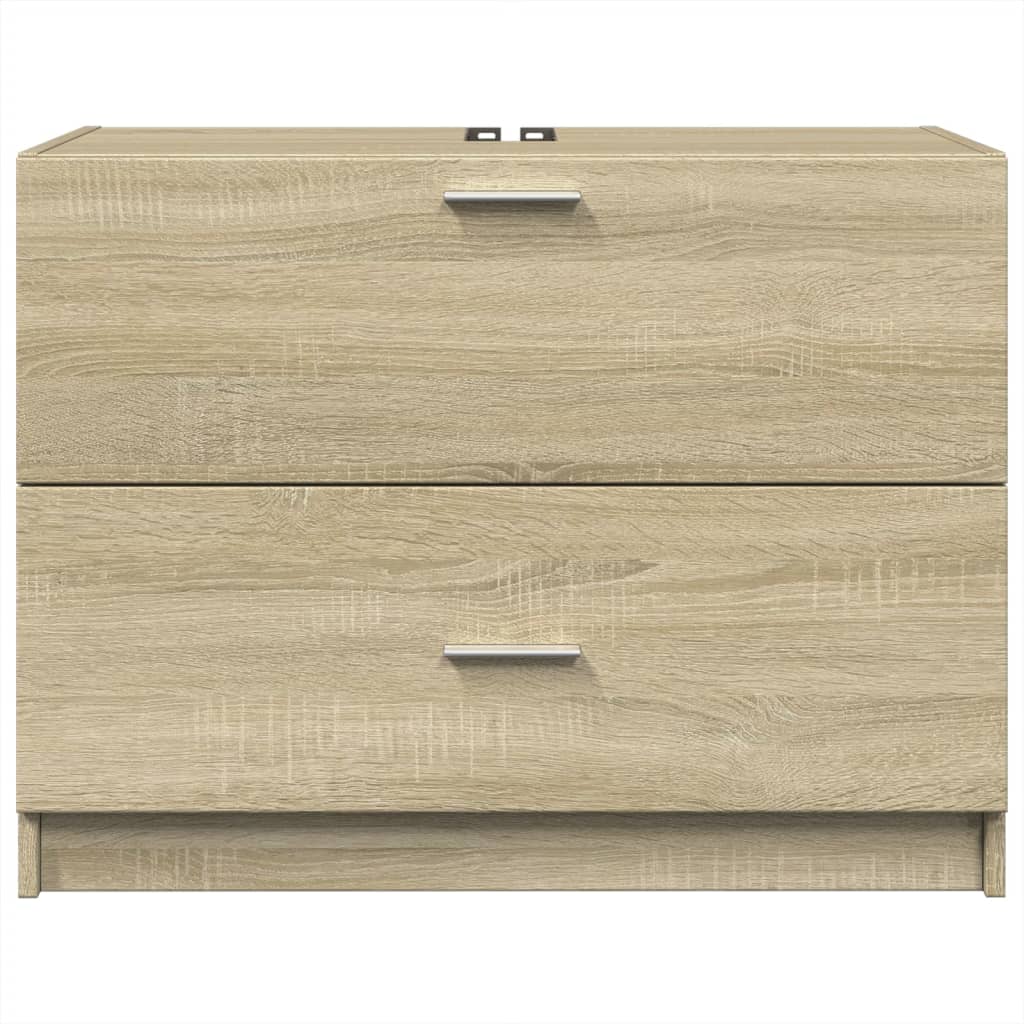 Mobile Sottolavabo Rovere Sonoma 78x37x59 cm in Truciolare