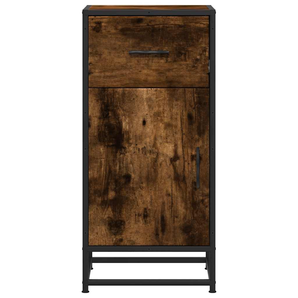 Credenza Rovere Fumo 35,5x35x76 cm in Truciolato