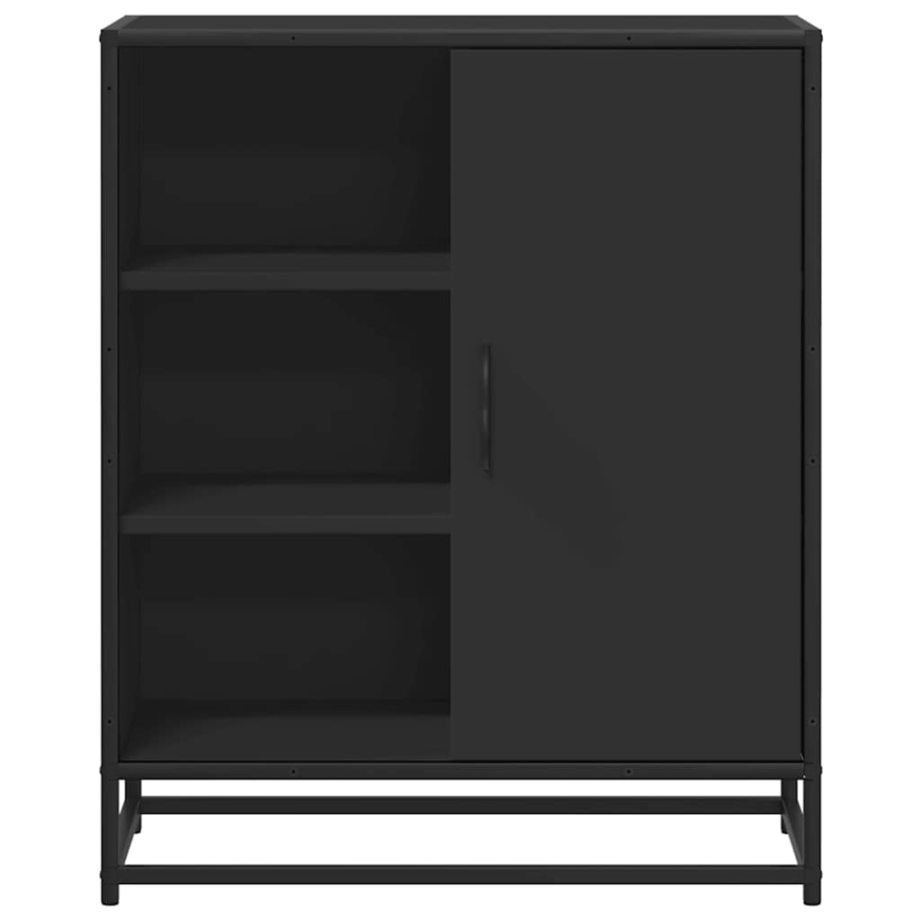 Credenza Nero 62x35x76 cm in Legno Multistrato