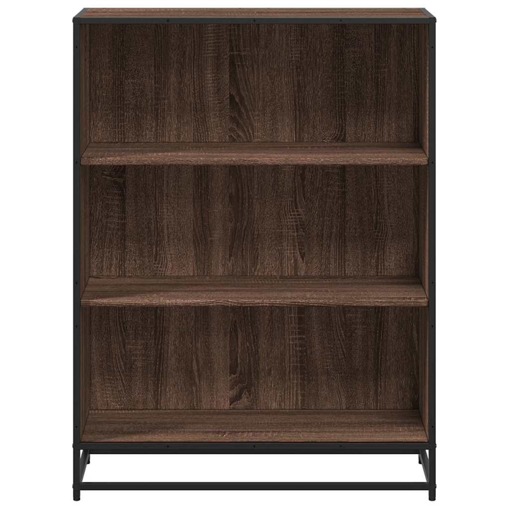 Libreria Rovere Marrone 80,5x35x107,5 cm in Legno Multistrato