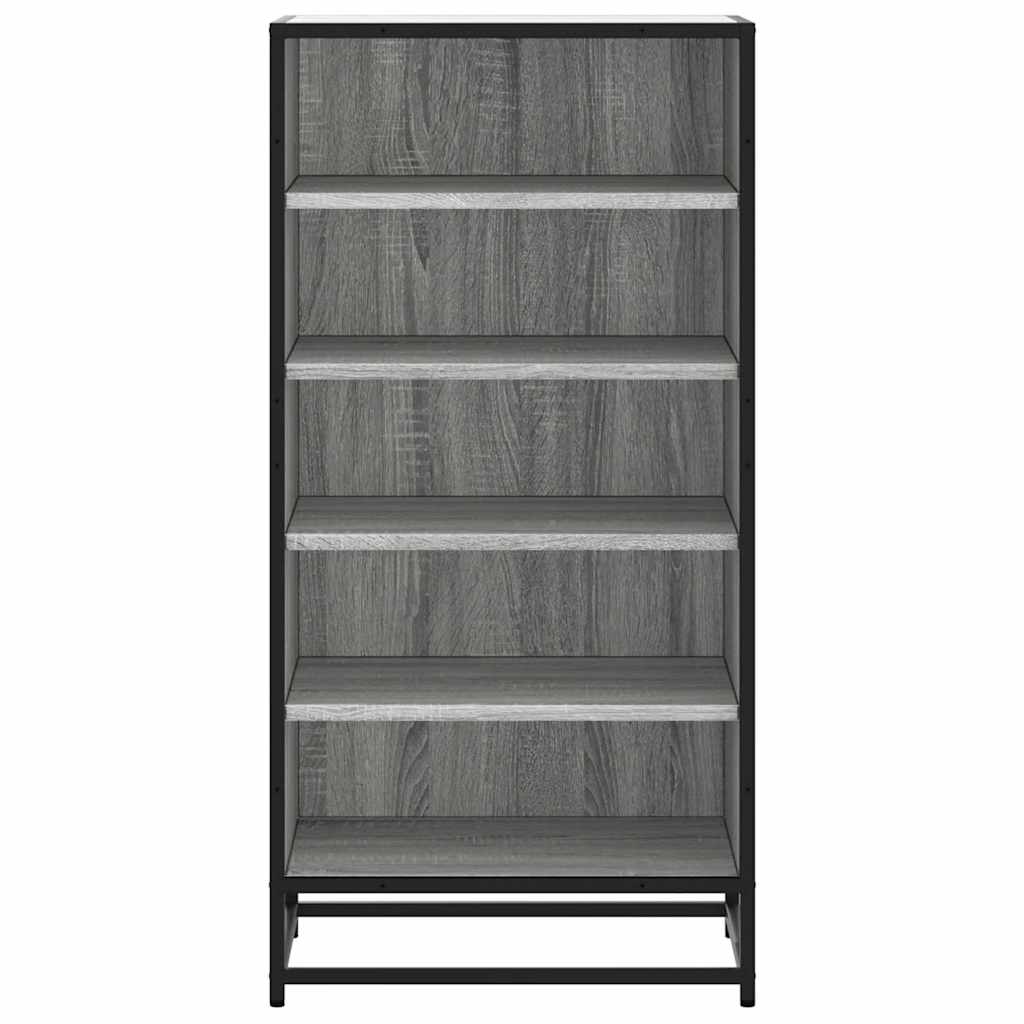 Scarpiera Grigio Sonoma 48x38x97,5 cm in Legno Multistrato