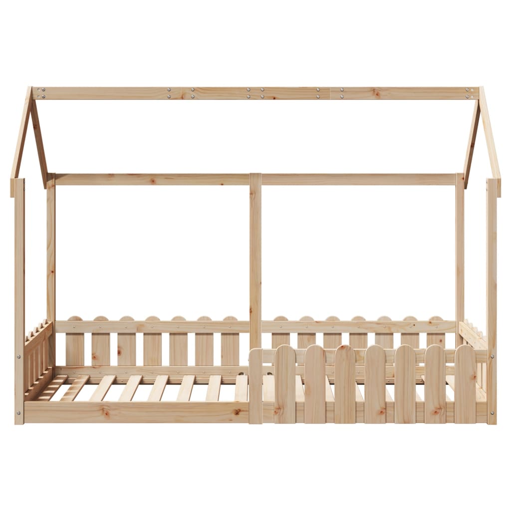 Giroletto Casetta per Bambini 80x200 cm Legno Massello di Pino