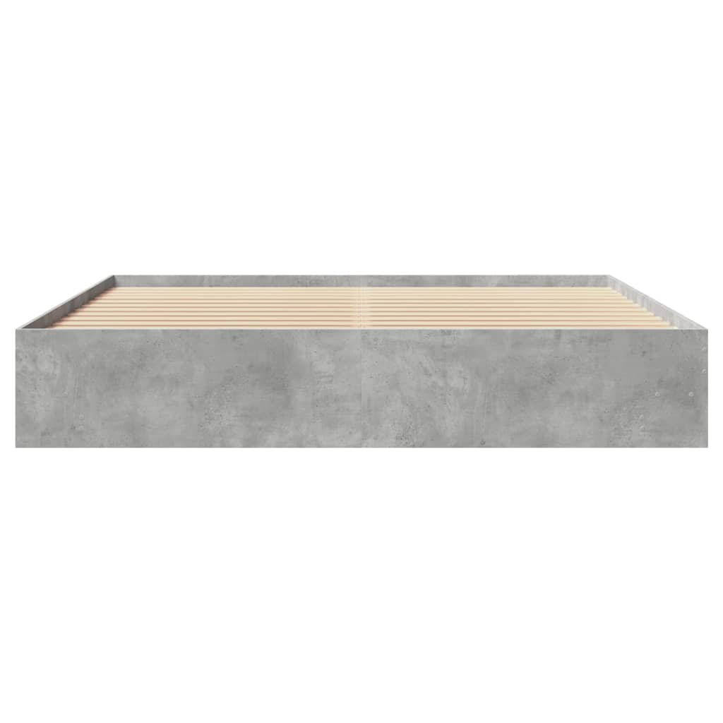 Giroletto senza Materasso Grigio Cemento 180x200 cm Truciolato
