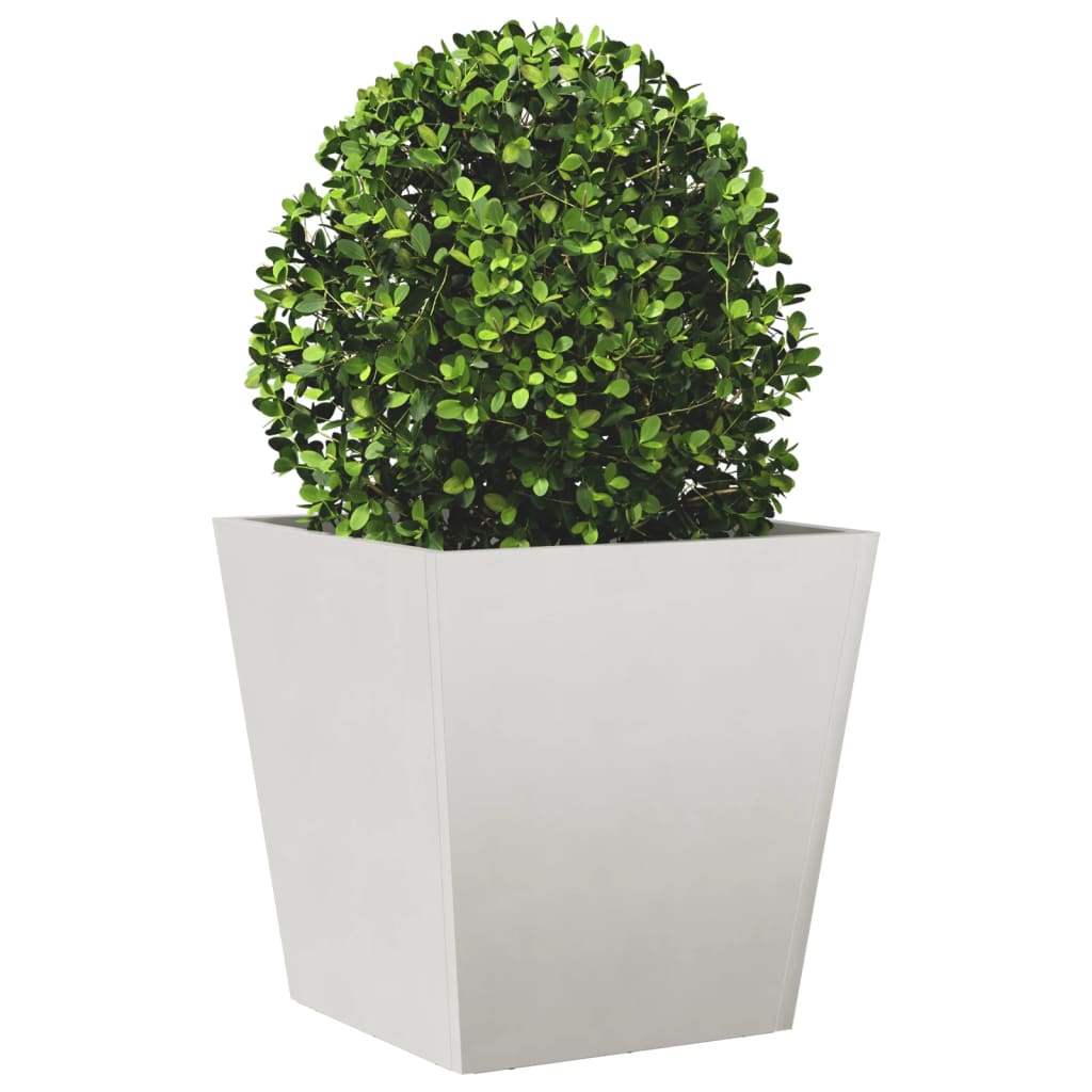 Fioriere da Giardino 2 pz 40x40x40 cm in Acciaio Inox