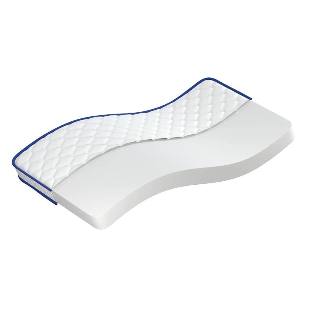 Materasso Viscoelastico Bianco 100x200x17 cm Morbido