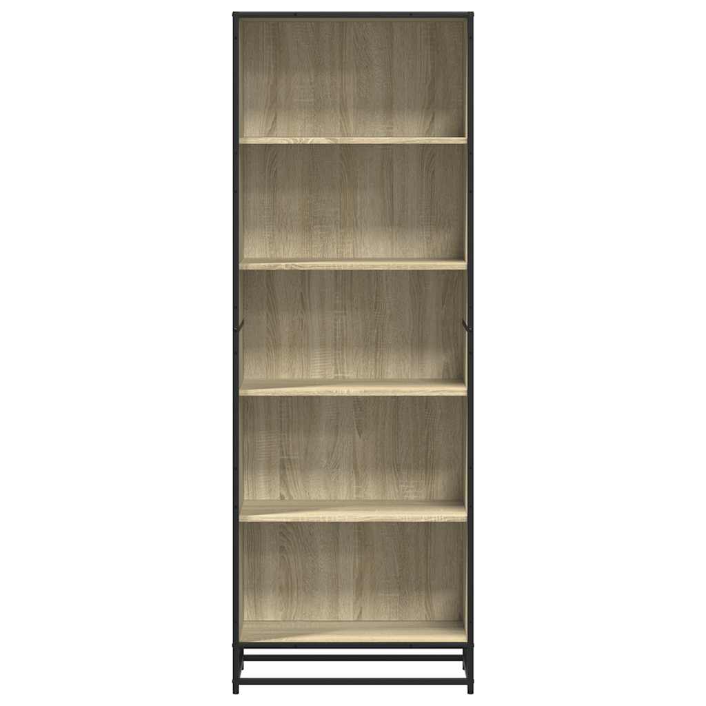 Libreria Rovere Sonoma 60x35x170,5 cm in Truciolato