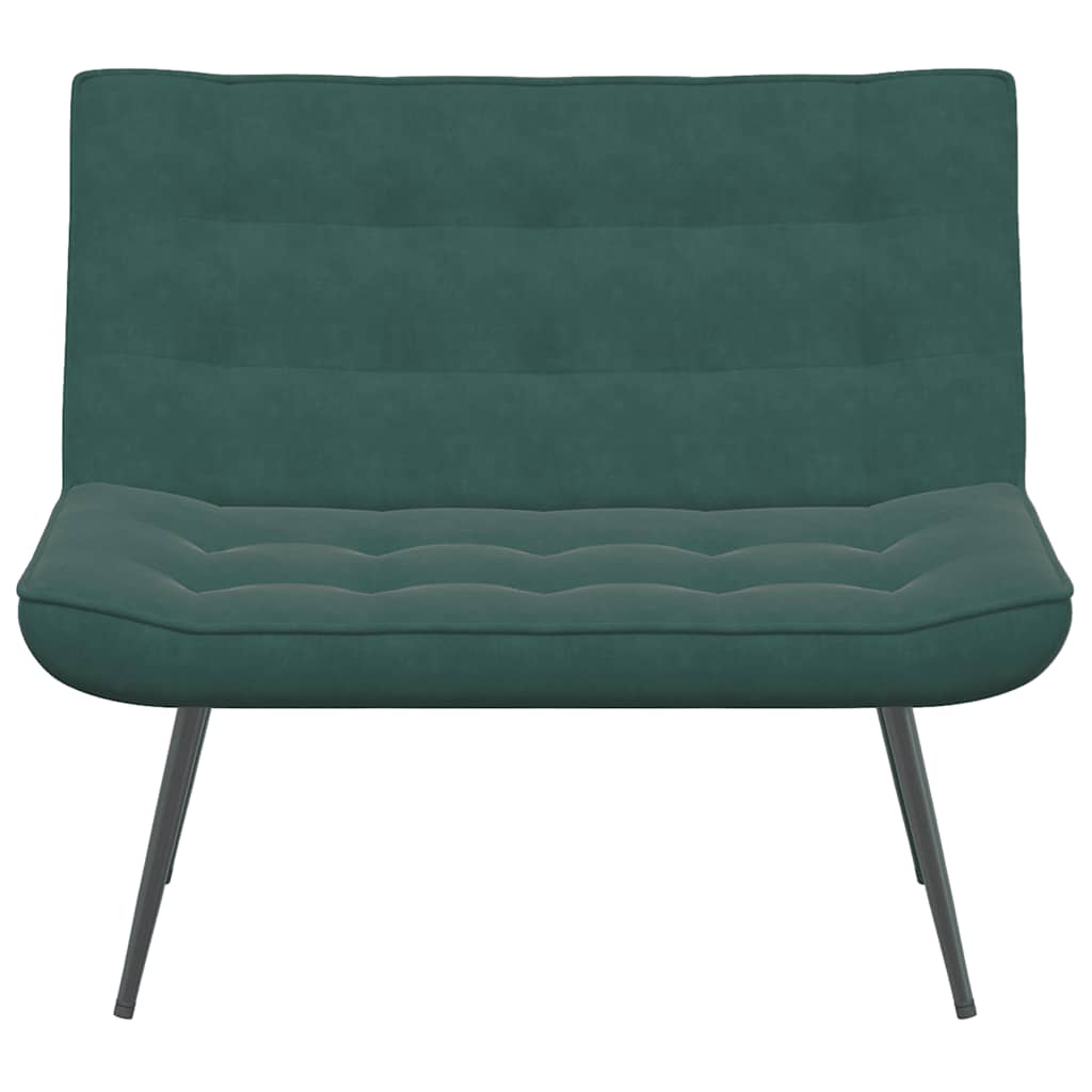 Panca Verde Scuro 110x74x84 cm in Velluto