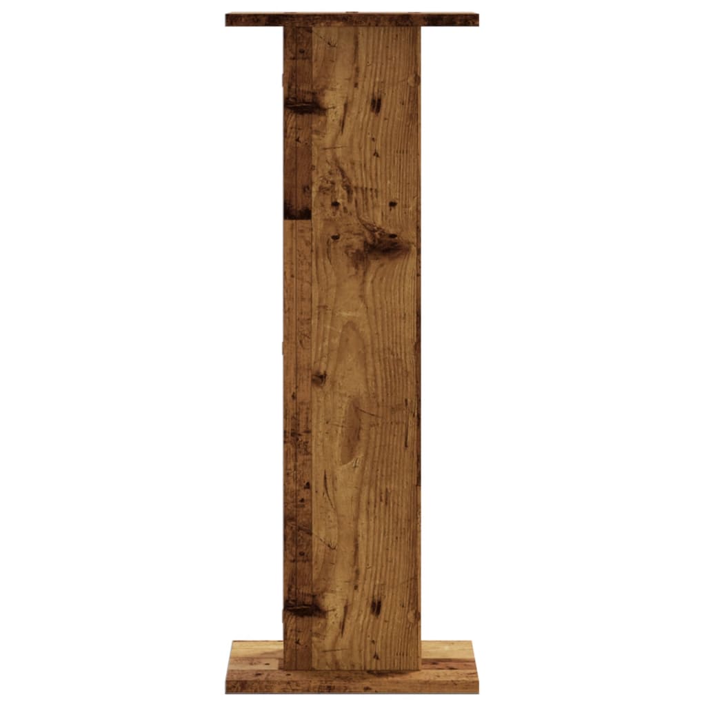 Supporti Altoparlanti 2 pz Legno 30x30x80 cm Legno Multistrato