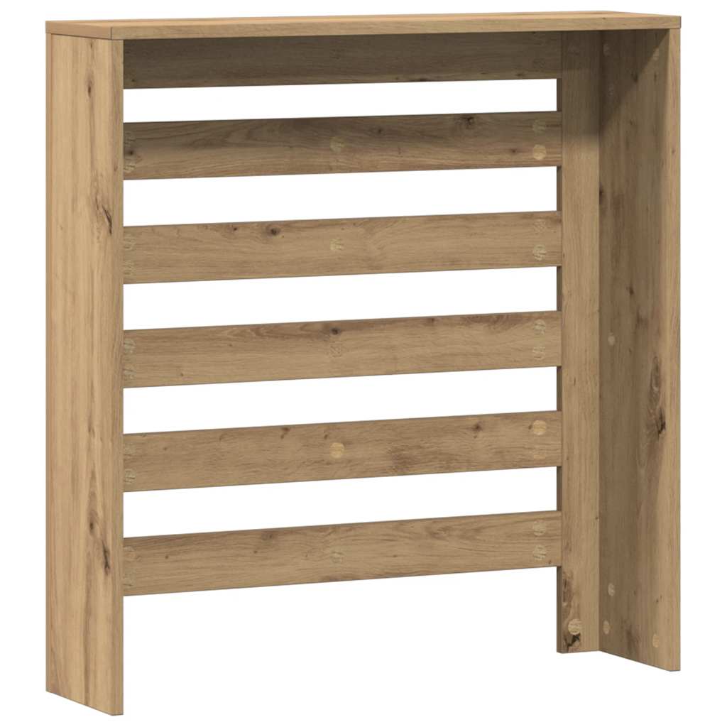 Copertura Termosifone Rovere Artigianale 78x20x82cm in Legno