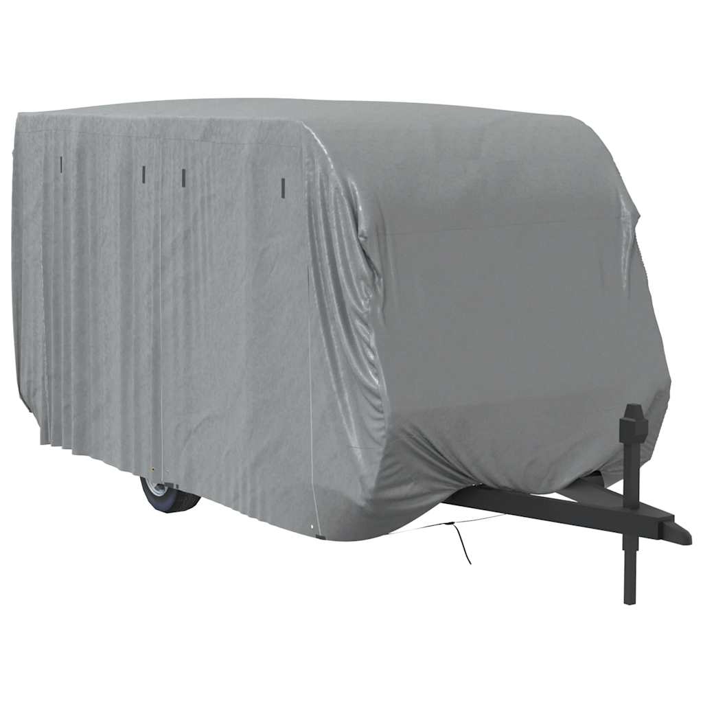 Telo per Roulotte Grigio 460x250x220 cm in Tessuto Non Tessuto
