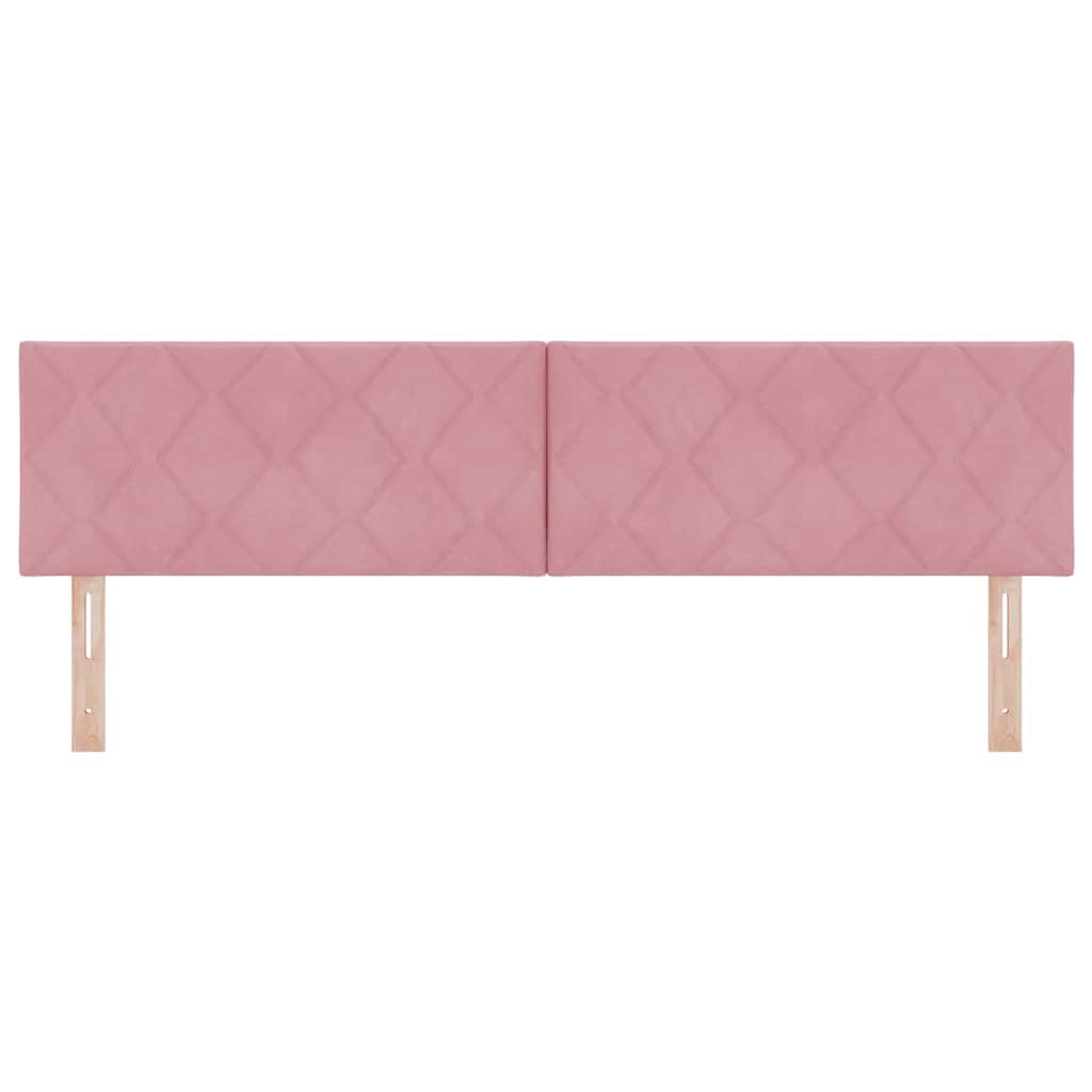 Testiera LED Rosa 180 cm Velluto