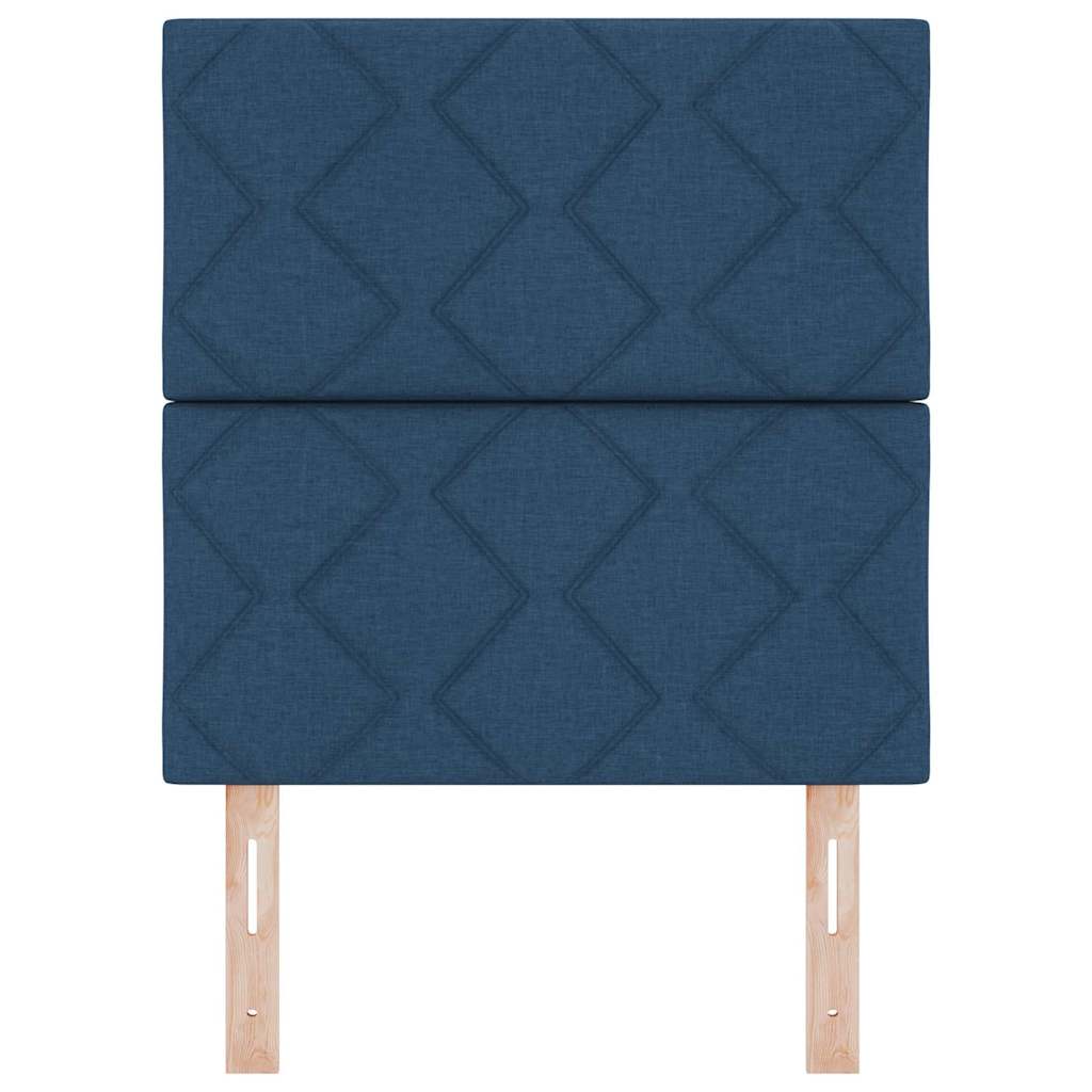 Testiera con testiera Blu 80 cm Tessuto
