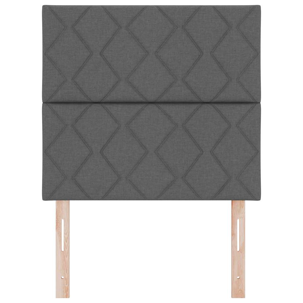 Testiera Grigio 100 cm Tessuto