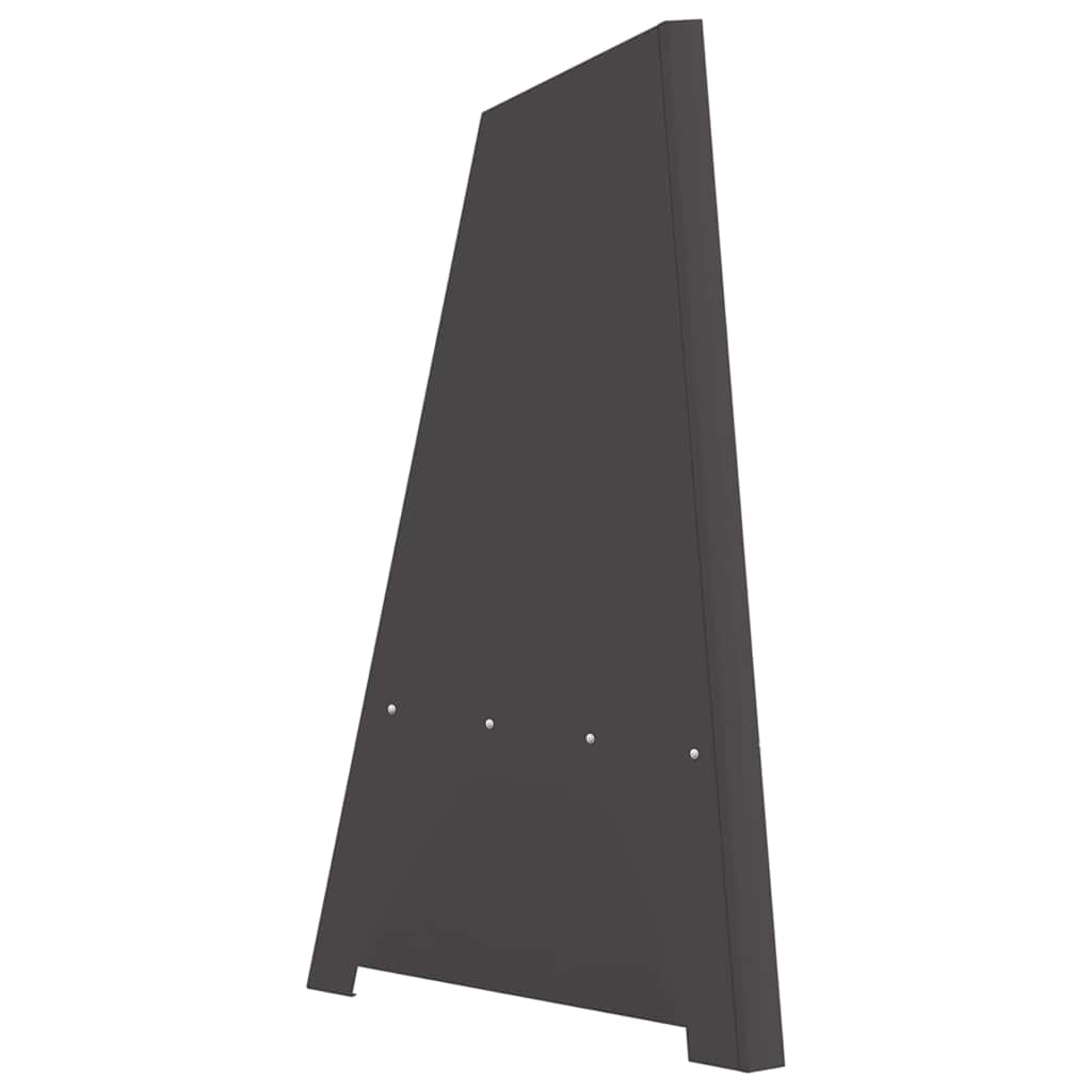 Focolare Nero 50 x 50 x 95 cm Acciaio