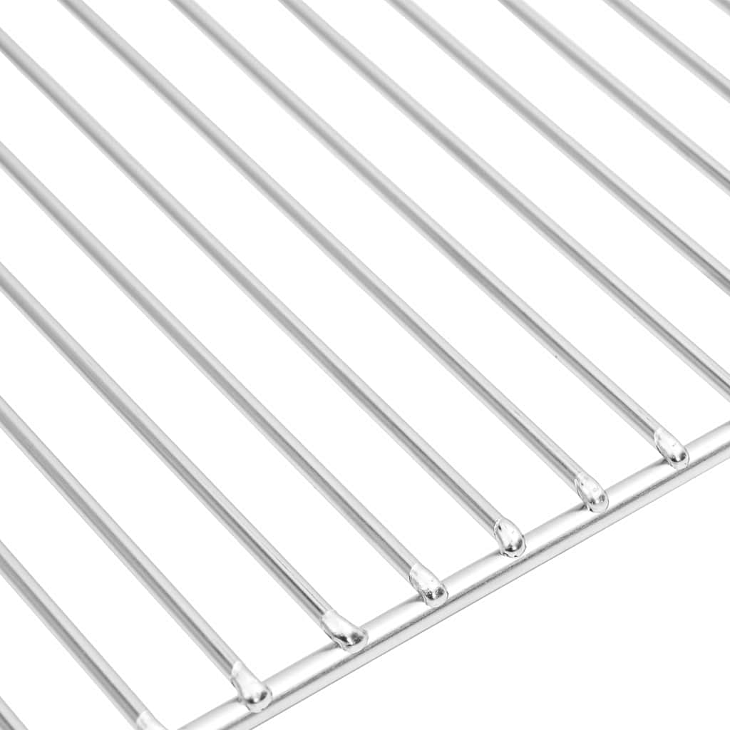 Griglia Argento 60 x 40 cm Acciaio inossidabile
