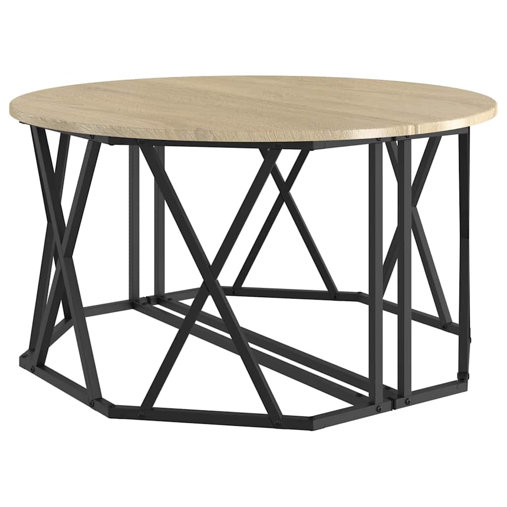 Tavolino da salotto Rovere Sonoma 80 x 80 x 42 cm