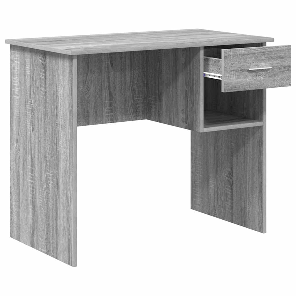 Scrivania Grigio Sonoma 90 x 49 x 75 cm Legno multistrato