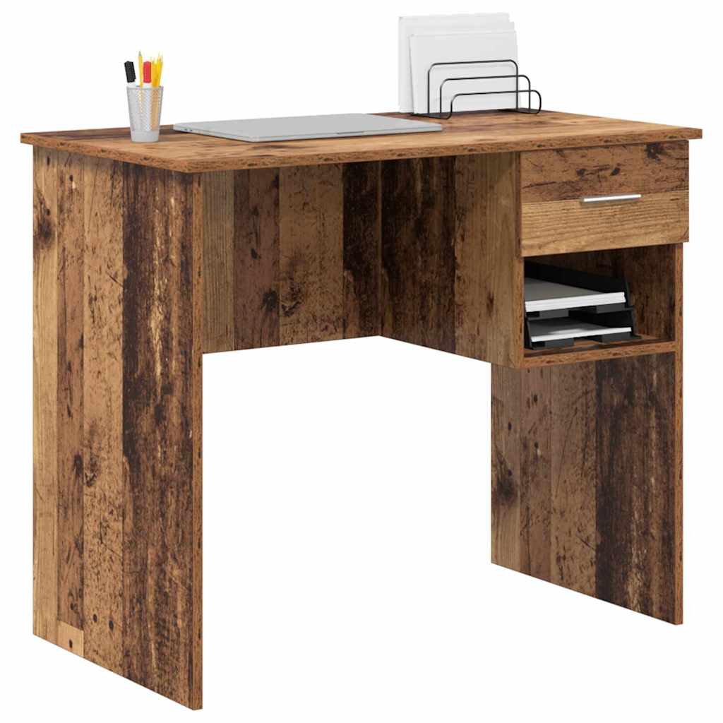 Scrivania Legno vecchio 90 x 49 x 75 cm Legno multistrato