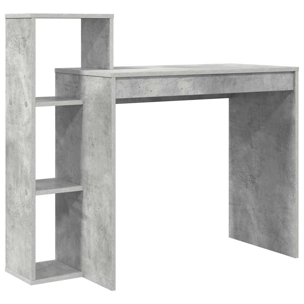 Scrivania Grigio cemento 100 x 40 x 90 cm Legno multistrato