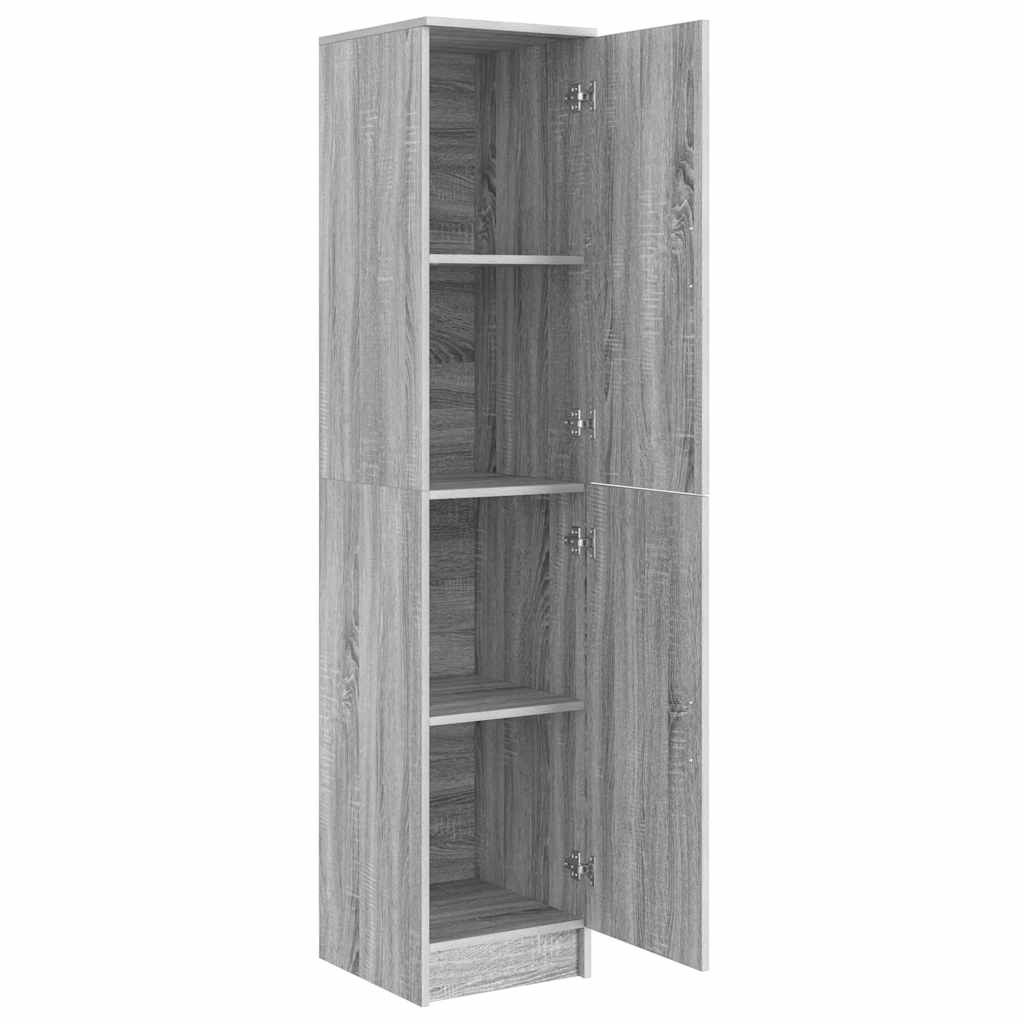 Credenza Grigio Sonoma 35 x 39 x 168 cm