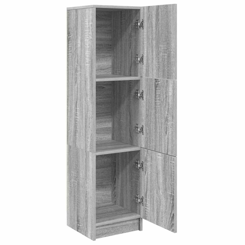 Credenza Grigio Sonoma 31.5 x 32 x 122.5 cm