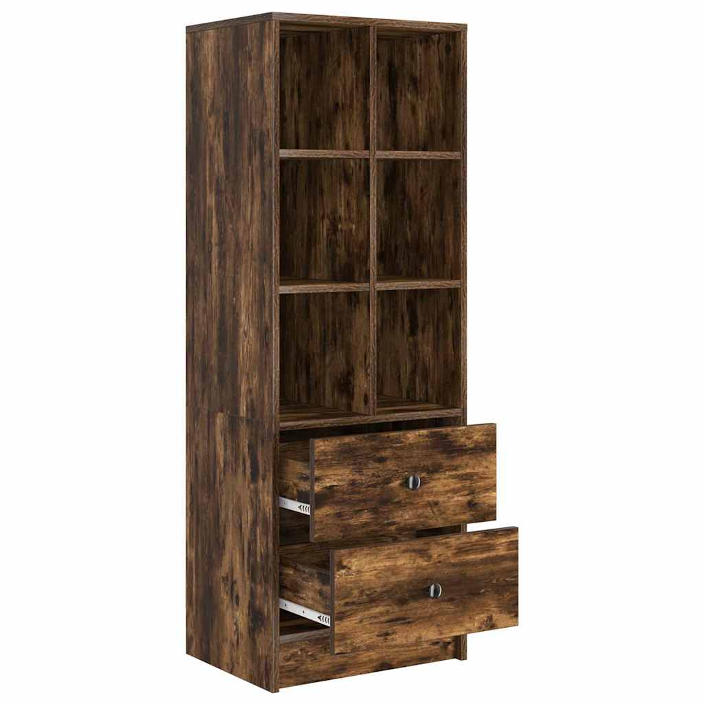 Credenza con cassetto Rovere fumé 45,5 x 34 x 127 cm