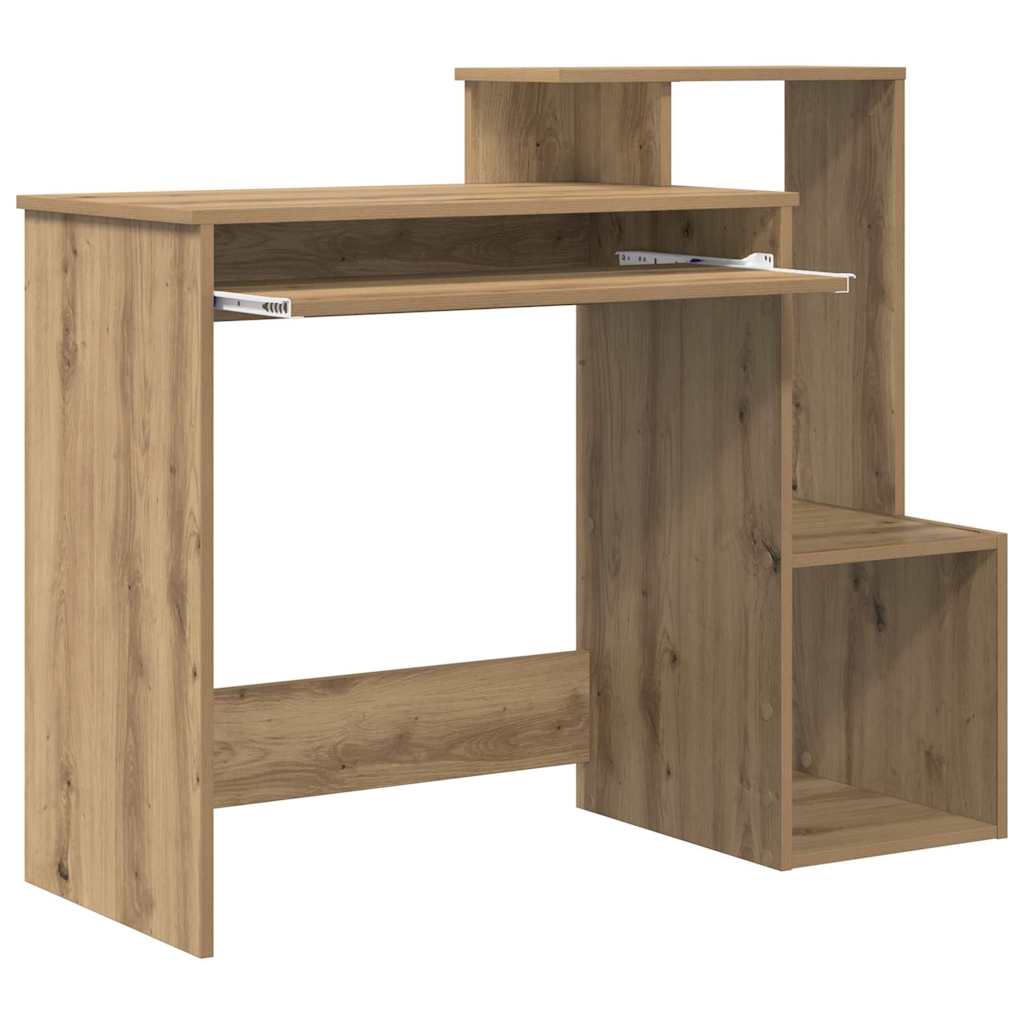 Scrivania con cassetto Rovere artigianale 106 x 41 x 88.5 cm