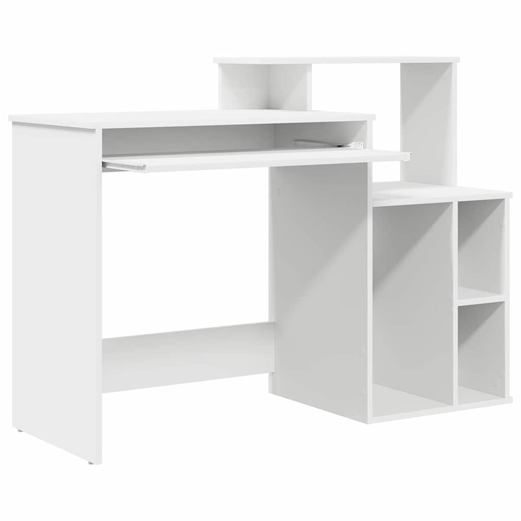 Scrivania Bianco 120,5 x 44 x 88,5 cm Legno multistrato