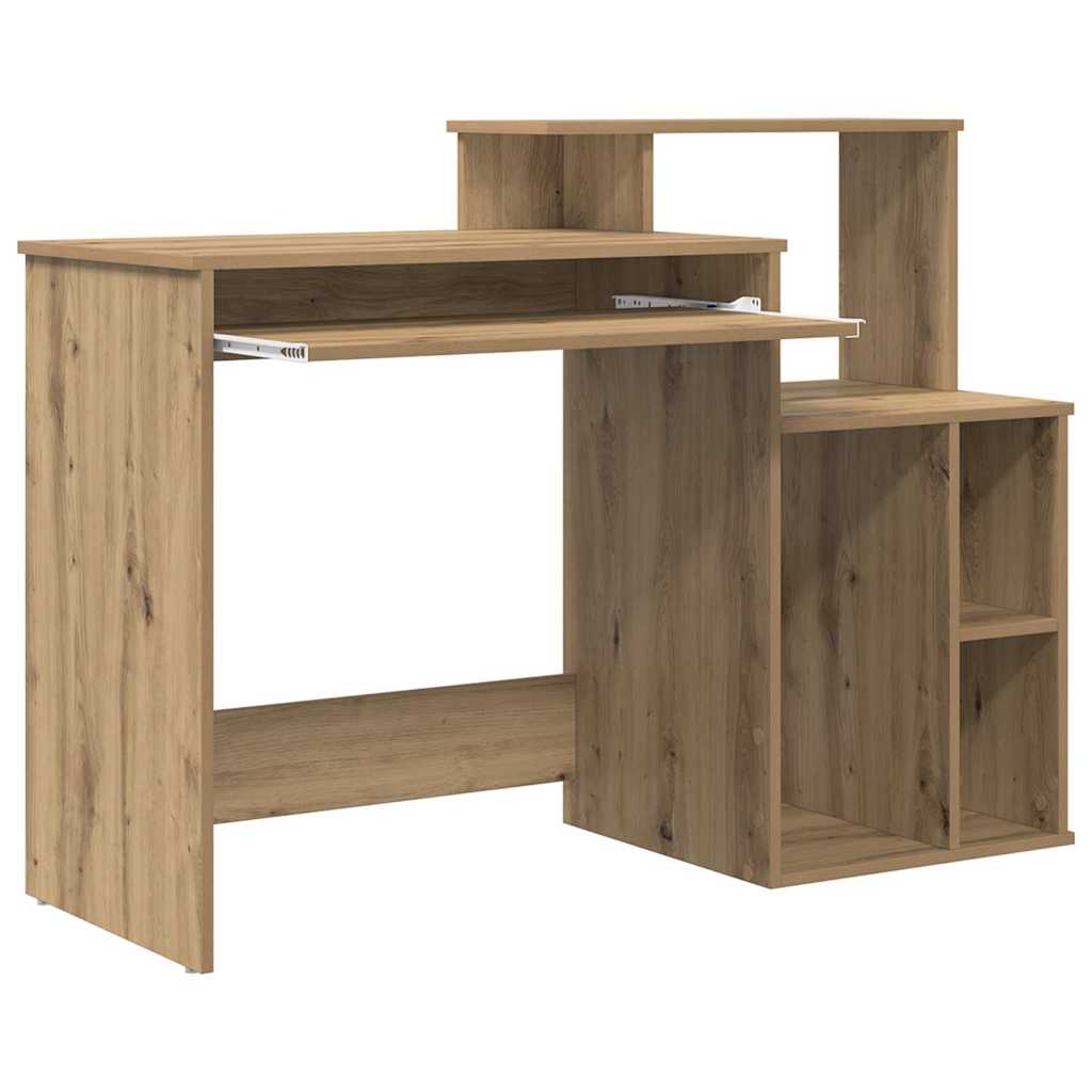 Scrivania con cassetto Rovere artigianale 120,5 x 44 x 88,5 cm