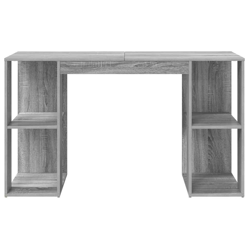 Scrivania Grigio Sonoma 130 x 50.5 x 75 cm Legno multistrato