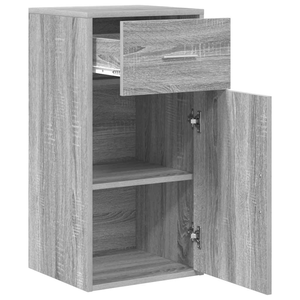 Credenza con cassetto Grigio Sonoma 38 x 34 x 75 cm