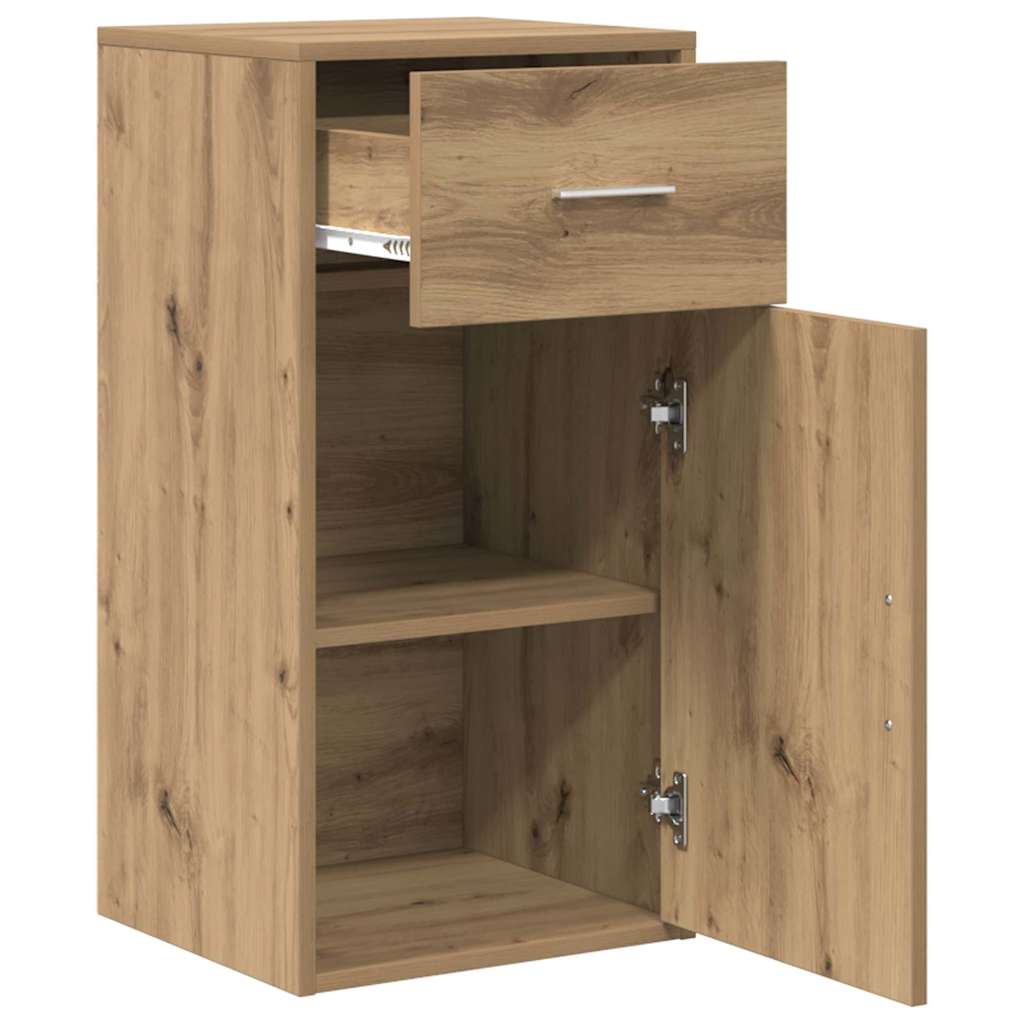 Credenza con cassetto Rovere artigianale 38 x 34 x 75 cm