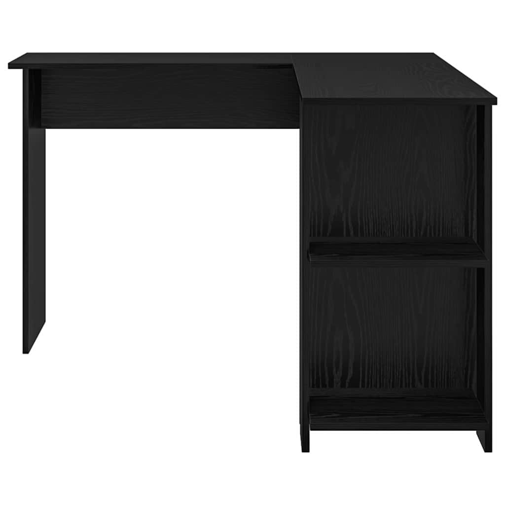 Scrivania ad angolo Rovere Nero 140 x 113,5 x 75 cm