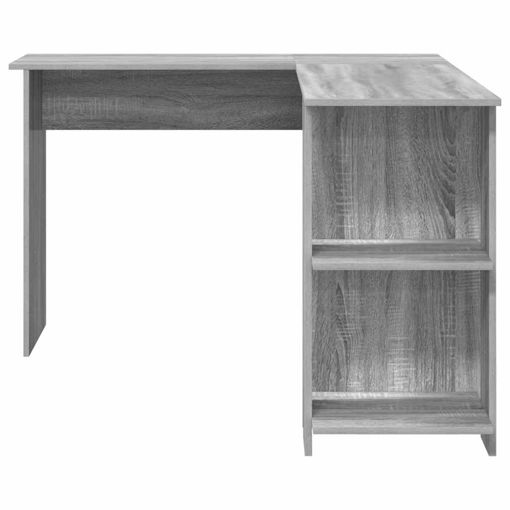 Scrivania ad angolo Grigio Sonoma 140 x 113,5 x 75 cm