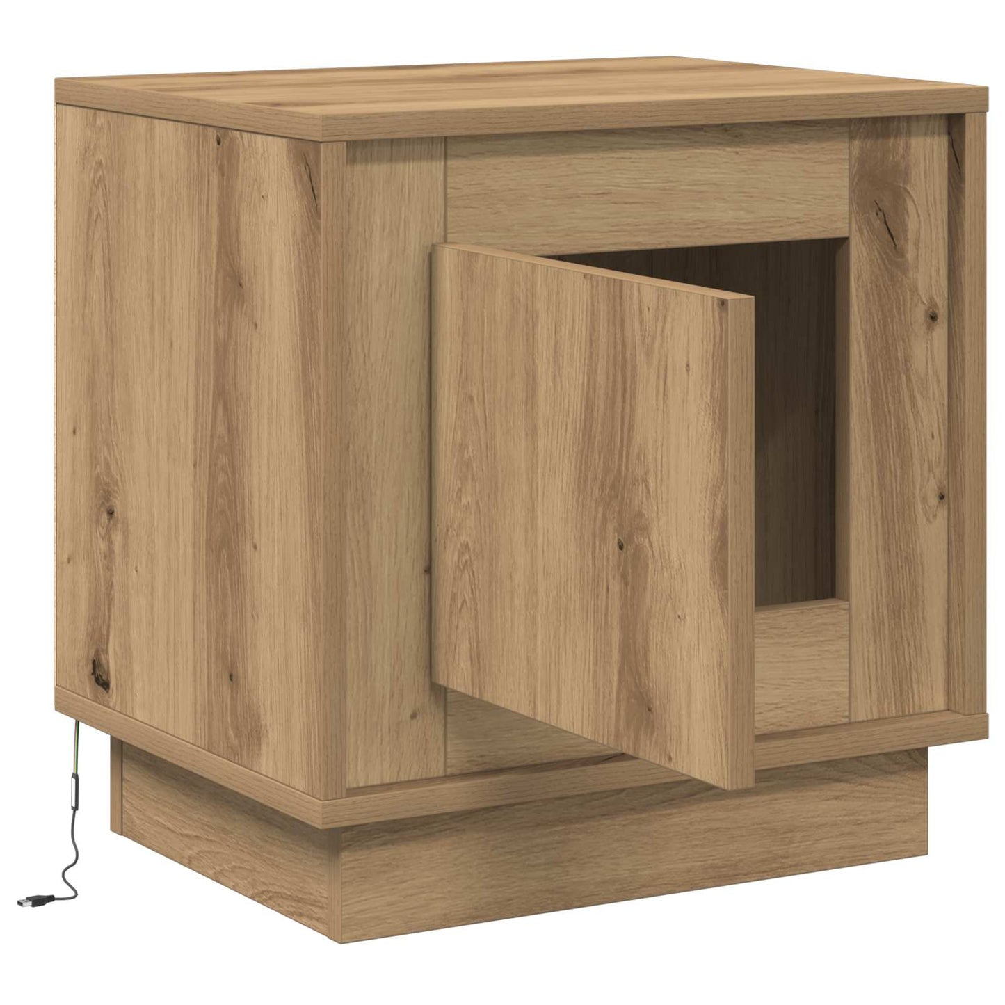 Armadio da Notte Rovere artigianale 44 x 34,5 x 45 cm