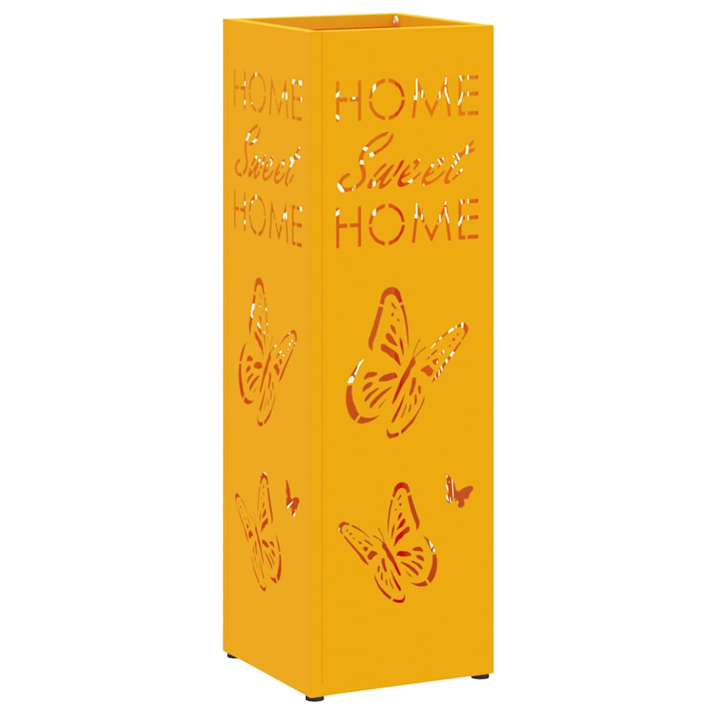 Supporto per Ombrellone Senape 15,5 x 15,5 x 49 cm Metallo