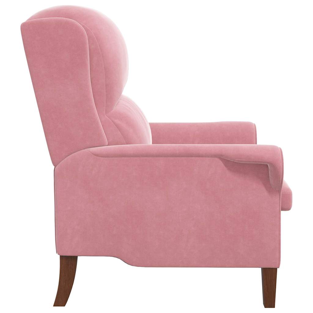 poltrona Rosa 76 x 94 x 102 cm Velluto