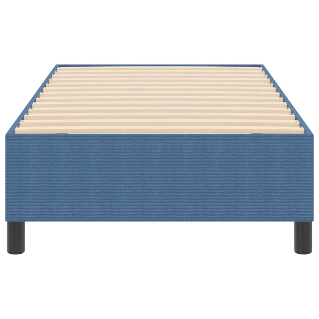 Struttura letto piattaforma Blu 90 x 190 cm Tessuto in Cords