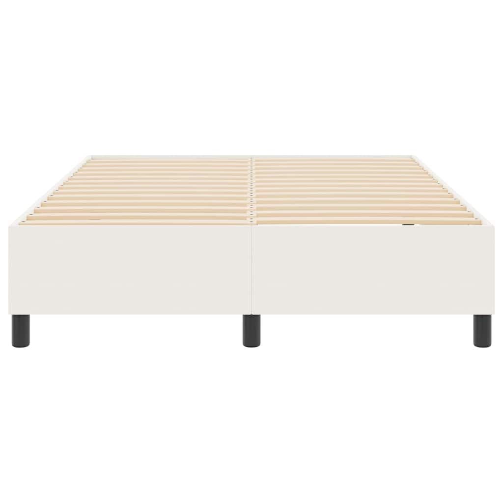 Struttura letto piattaforma Crema 140 x 190 cm Tessuto in Cords
