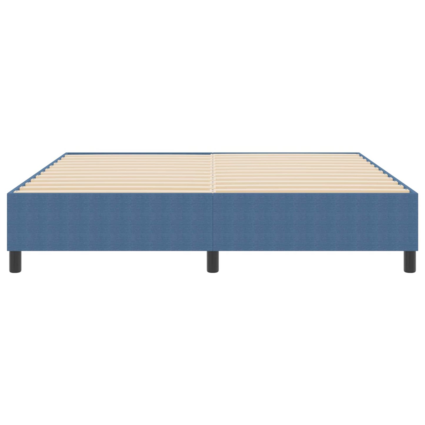 Struttura letto piattaforma Blu 180 x 200 cm Tessuto in Cords