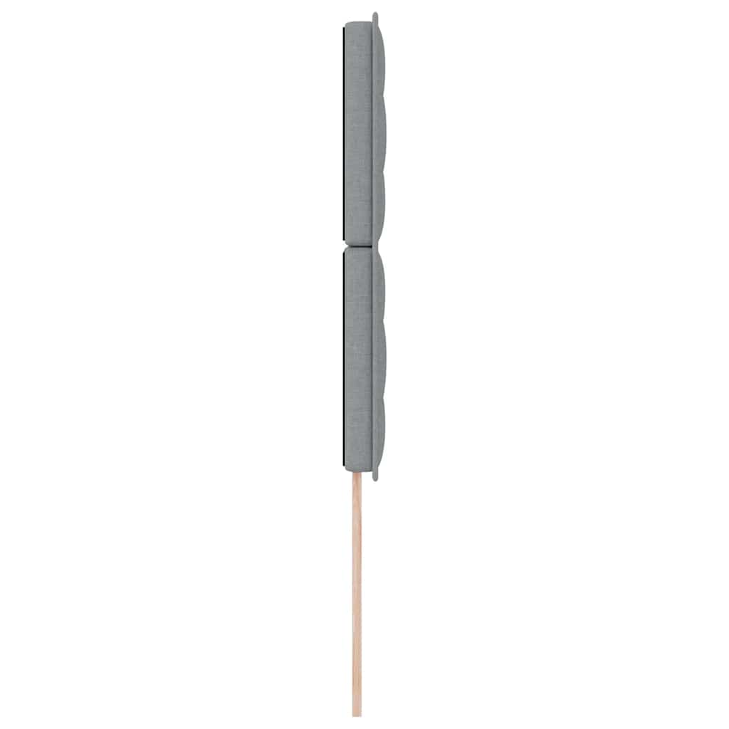 Testiera Grigio chiaro 90 cm Tessuto